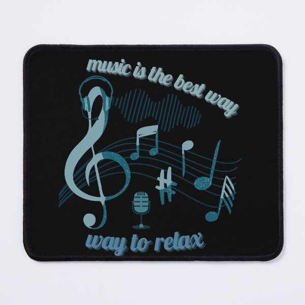 Item preview, music is the best way to relax designed and sold by Spicy Tomato.