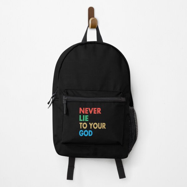 Item preview, NEVER LIE TO YOUR GOD, Funny God Gift designed and sold by Mannoucha ⭐⭐⭐⭐⭐ ( 1,978 reviews ).
