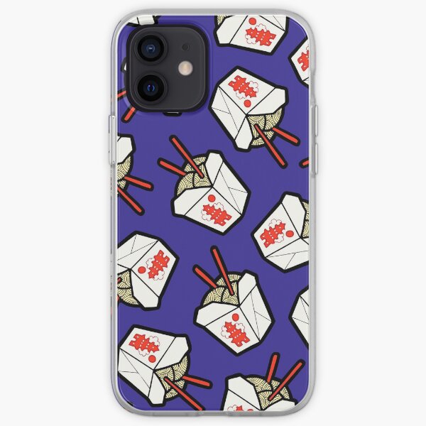 Take-Out Noodles Box Pattern iPhone Soft Case