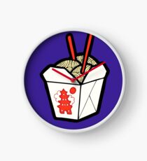 Take-Out Nudeln Box Muster Uhr