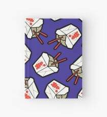 Take-Out Noodles Box Pattern Hardcover Journal