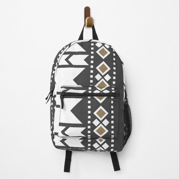 Item preview, Abstract African pattern Bogolan Indigo Mudcloth Fabric Pattern and Triangles geometric square, Arrow Pattern and Traditional African art design designed and sold by Gugurat.