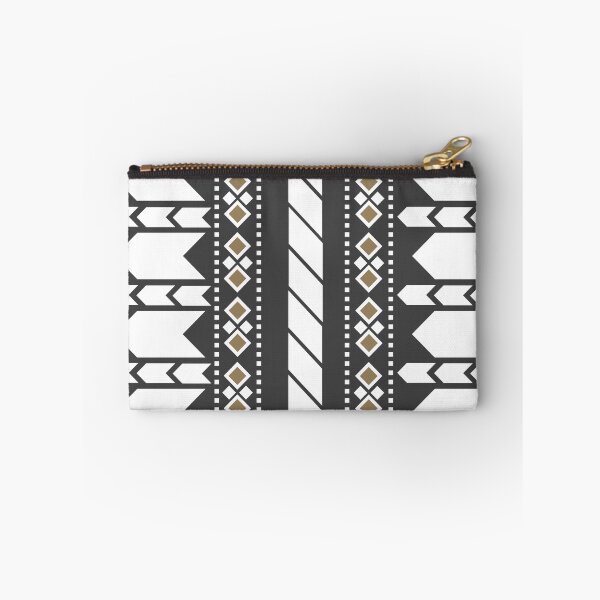Item preview, Abstract African pattern Bogolan Indigo Mudcloth Fabric Pattern and  Triangles geometric square, Arrow Pattern and Traditional African art design designed and sold by Gugurat.
