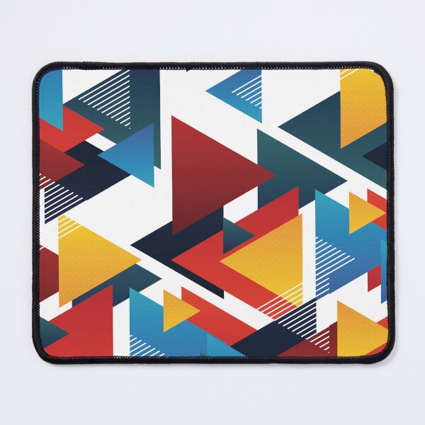 Item preview, Terrific Triangle Pattern - Abstract, Orange, Red, Bluish Shades designed and sold by hedru.