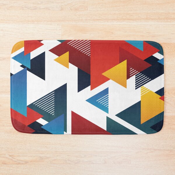 Item preview, Terrific Triangle Pattern - Abstract, Orange, Red, Bluish Shades designed and sold by hedru.