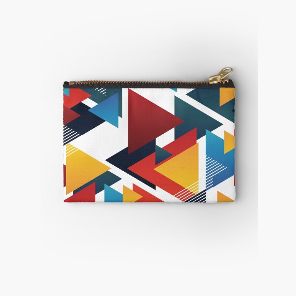 Item preview, Terrific Triangle Pattern - Abstract, Orange, Red, Bluish Shades designed and sold by hedru.