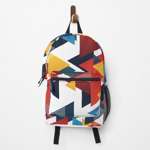Item preview, Terrific Triangle Pattern - Abstract, Orange, Red, Bluish Shades designed and sold by hedru.