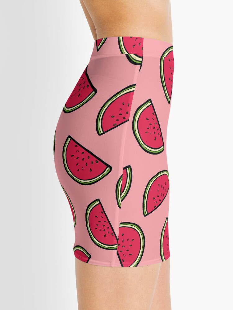 Alternate view of Watermelon Pattern in Pink Mini Skirt