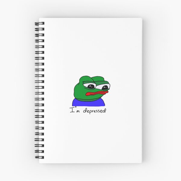 Item preview, Depressed pepe designed and sold by giga-whale.