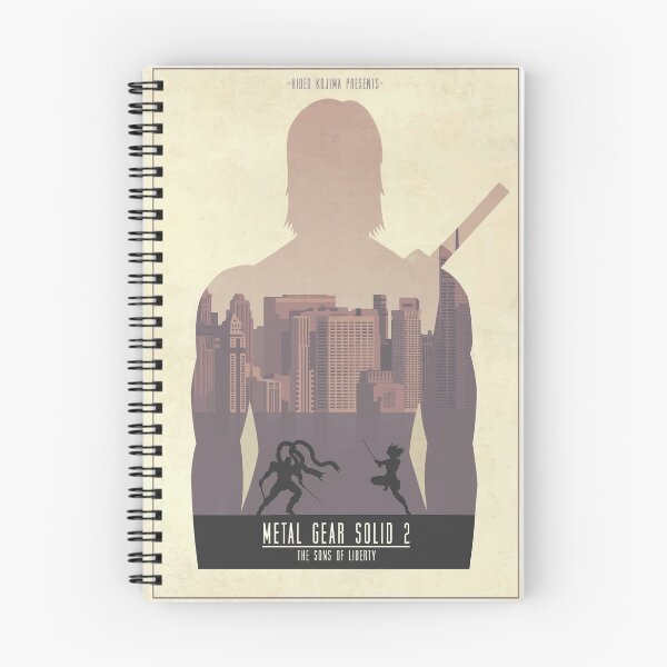 Item preview, Metal Gear Solid 2 "Los hijos de la libertad" Arte minimalista designed and sold by Be More Shonen | Chris Minney.