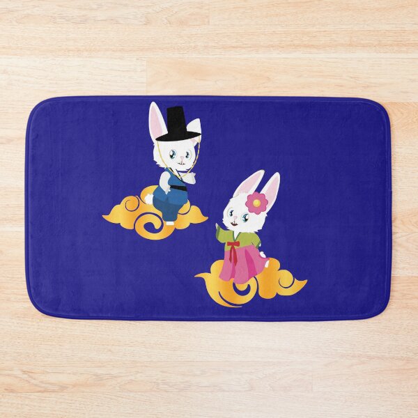 Item preview, Rabbits in hanbok designed and sold by AnnArtshock.