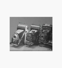 Vintage cameras photography design Art Board
