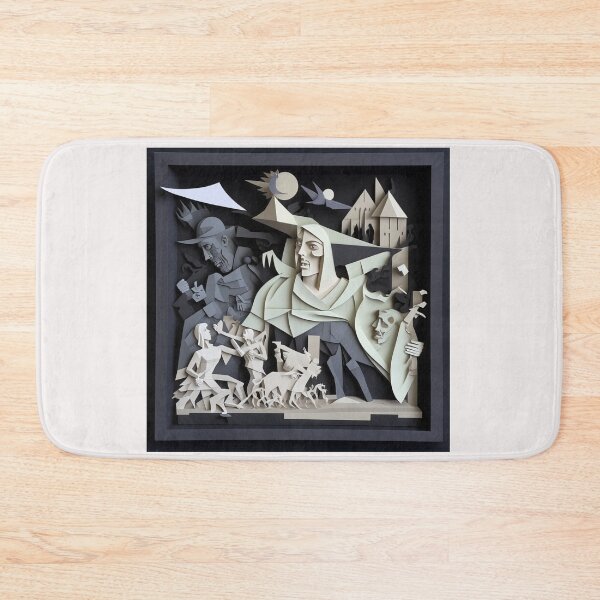 Item preview, Famous Painting 3D Paper Quilled Poster Print designed and sold by 3 CITIES.