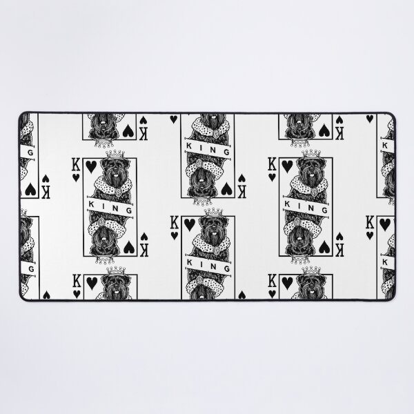Item preview, Bouvier des Flandres King Of Hearts Funny Dog Lover Pop Art designed and sold by GrandeDuc.