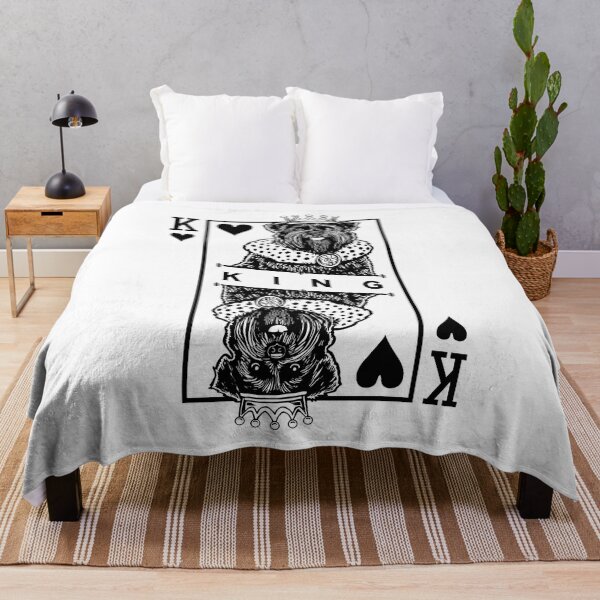 Item preview, Bouvier des Flandres King Of Hearts Funny Dog Lover Pop Art designed and sold by GrandeDuc.