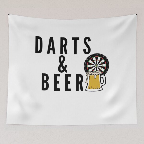 Item preview, Dart & Beer for Darts Players Gift Idea designed and sold by throwbackgamer.