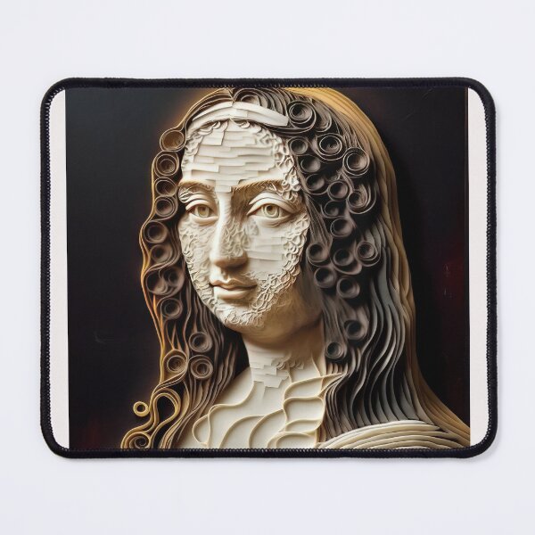 Item preview, Famous Painting 3D Paper Quilled Poster Print designed and sold by Charlies-Artbox.