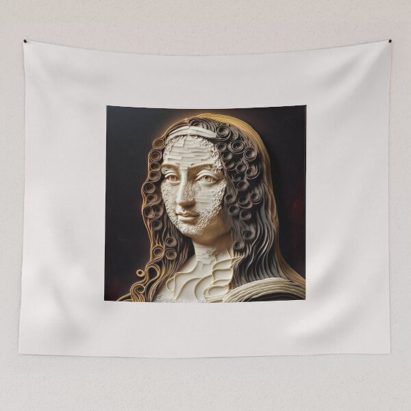Item preview, Famous Painting 3D Paper Quilled Poster Print designed and sold by Charlies-Artbox.
