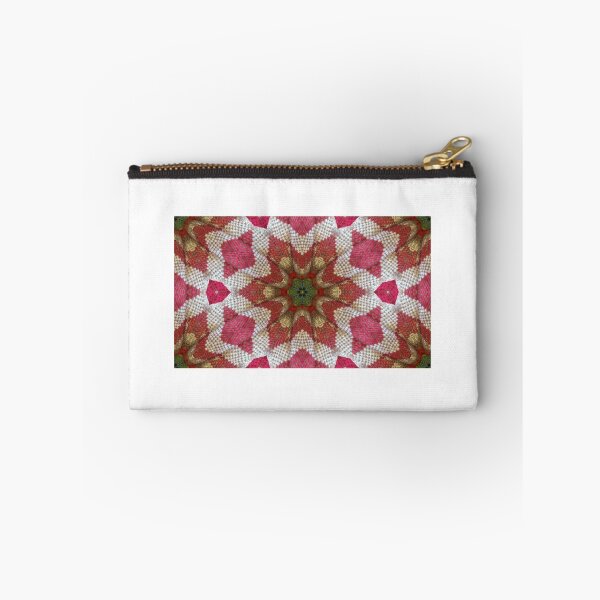 Item preview, Stars in Bold Red and White Candy Cane Burlap Quilt Pattern - 3D Macro Photo - Holiday and Christmas designed and sold by MadZakkaGraphic.