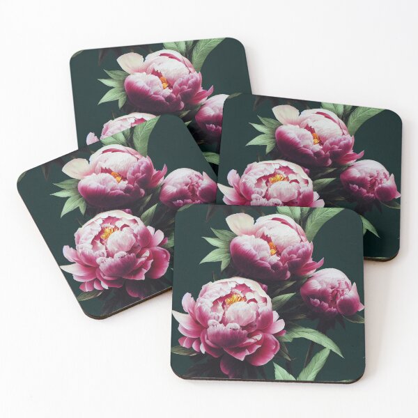 Item preview, Florally Magenta Peonies #1 designed and sold by Patternifico.