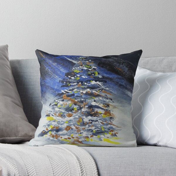 Artikelvorschau, Weihnachten, Masken, Drucke, Malerei, Bild, Weihnachtsgeschenke, Winterwetter, Schnee, Kunst, Ree at Night in the Snow entworfen und verkauft von Lynn Ede.