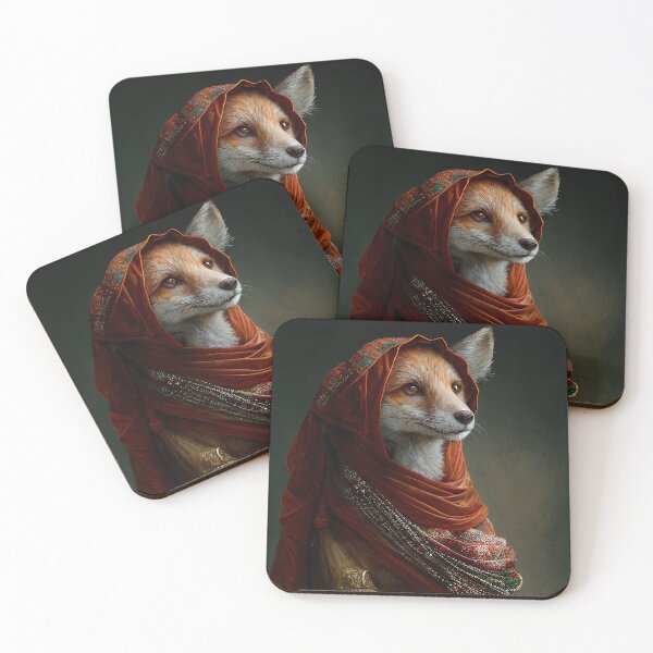 Item preview, Fox in Sahri designed and sold by Space Frog Art ⭐⭐⭐⭐⭐.