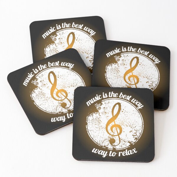 Item preview, music is the best way to relax designed and sold by Spicy Tomato.