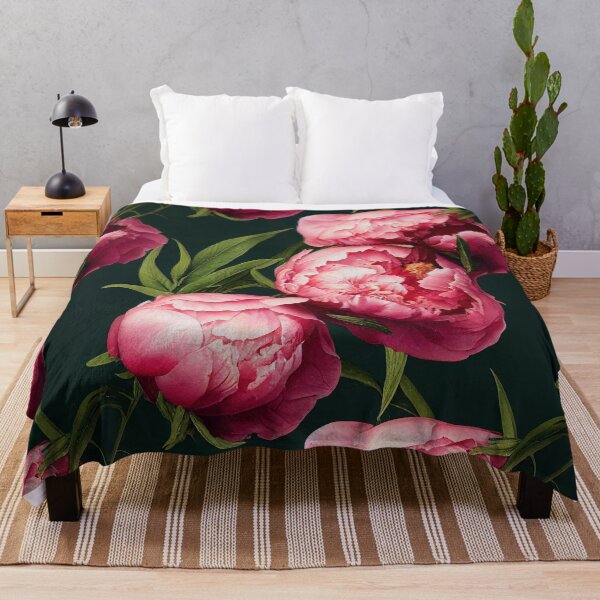 Item preview, Florally Magenta Peonies #2 designed and sold by Patternifico.