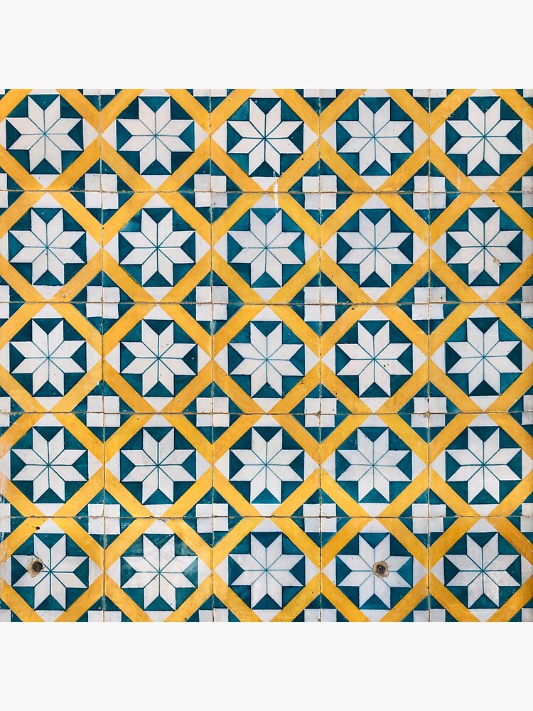 "Historical Tile Pattern Serirs NO1" Sticker for Sale by diezitrones