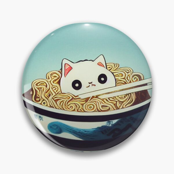 Item preview, Kawaii Ramen Cat 可愛いラーメン猫 designed and sold by Yenbox.