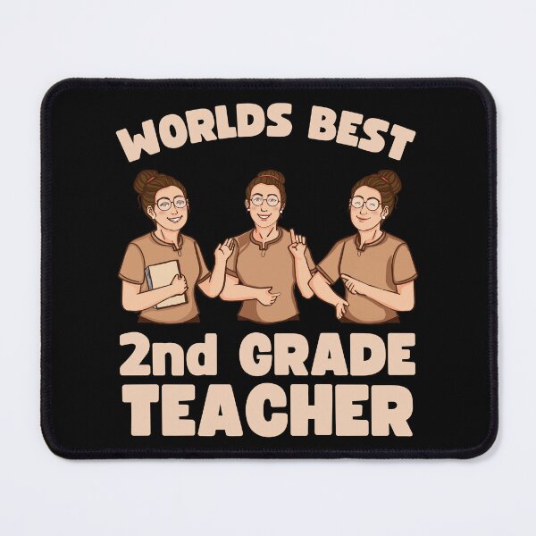 Item preview, Worlds Best 2nd Grade Teacher Female designed and sold by to-esu.