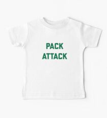 Camiseta para bebés Ataque del paquete de Green Bay Packers