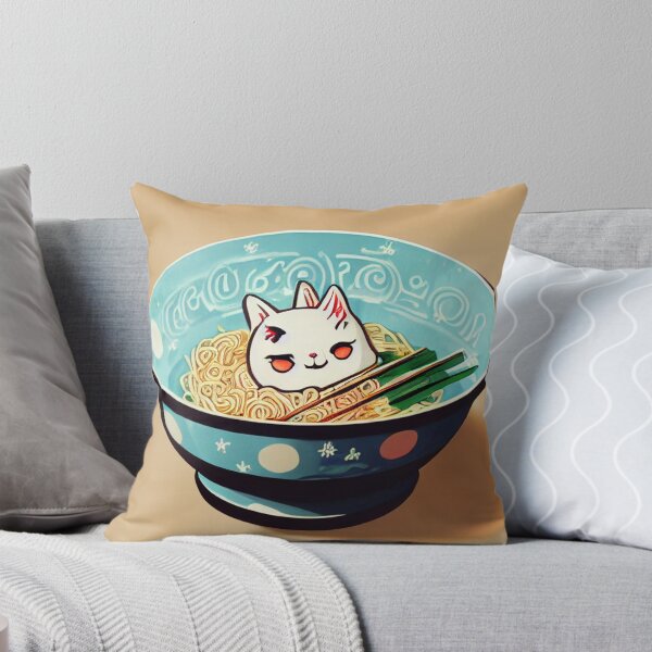 Item preview, Kawaii Ramen Cat 可愛いラーメン猫 designed and sold by Yenbox.