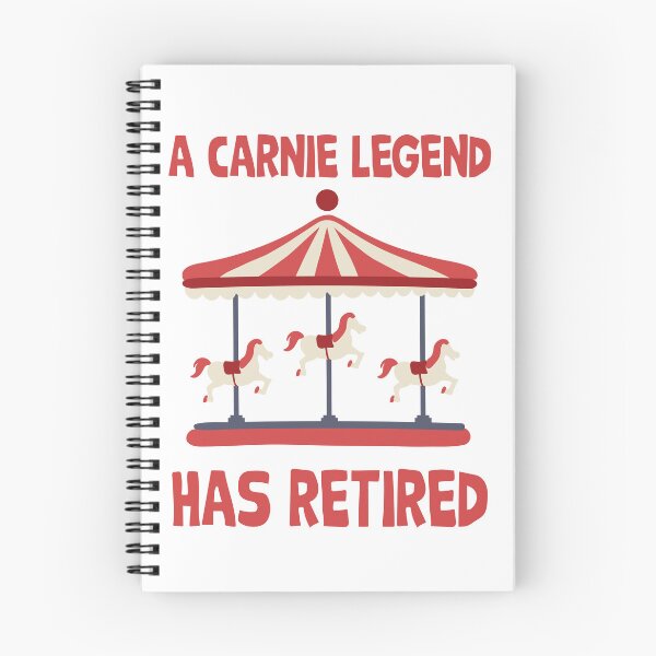 Item preview, A carnie legend has retired, fun fair design designed and sold by Curious-Arts.