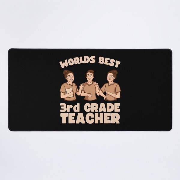 Item preview, Worlds Best 3rd Grade Teacher Female designed and sold by to-esu.