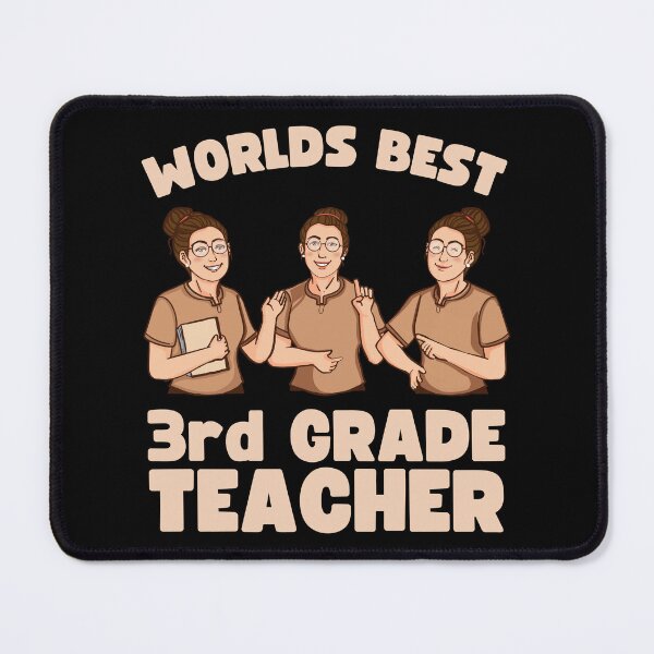 Item preview, Worlds Best 3rd Grade Teacher Female designed and sold by to-esu.