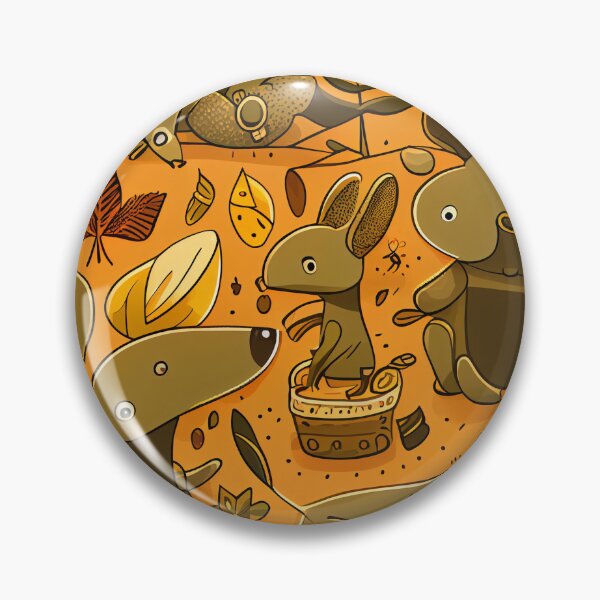 Artikelvorschau, Cute Relaxed Cartoon Australian Pattern Digital Painting entworfen und verkauft von CodeAndColors.