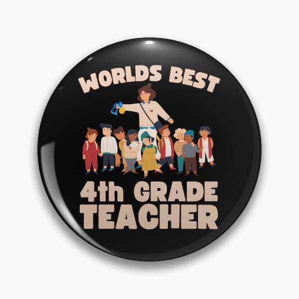 Item preview, Worlds Best 4th Grade Teacher  designed and sold by to-esu.