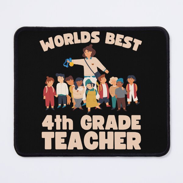 Item preview, Worlds Best 4th Grade Teacher  designed and sold by to-esu.