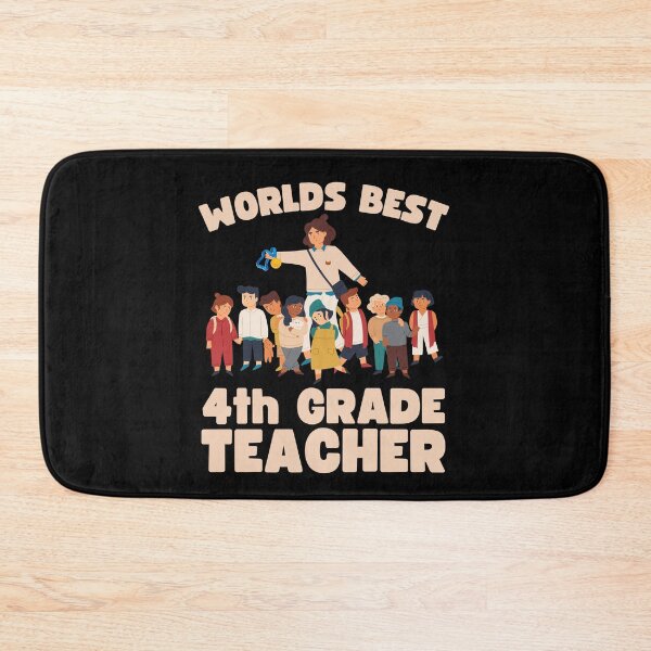 Item preview, Worlds Best 4th Grade Teacher  designed and sold by to-esu.
