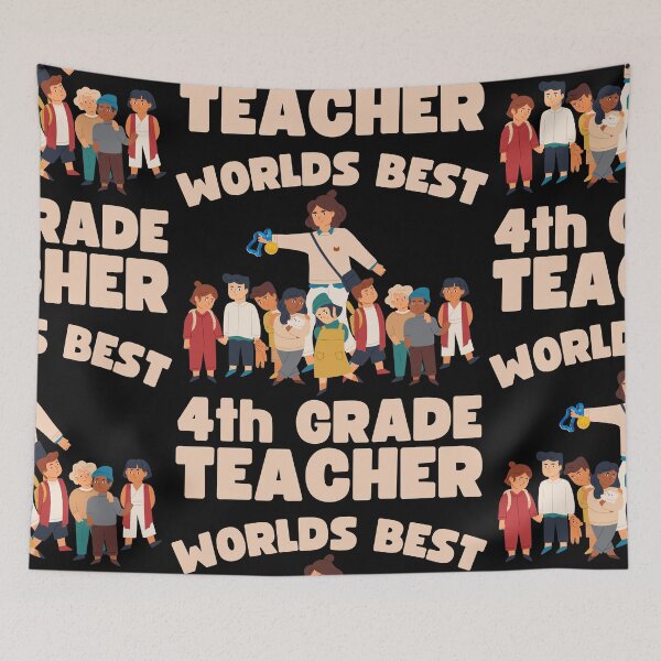 Item preview, Worlds Best 4th Grade Teacher  designed and sold by to-esu.