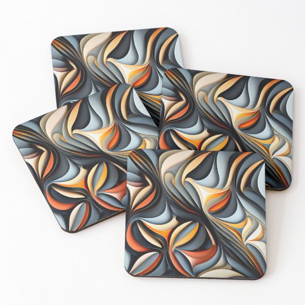 Item preview, Smooth Contemporary Pattern Digital Painting designed and sold by CodeAndColors.