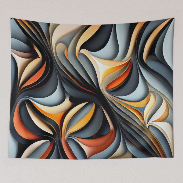 Item preview, Smooth Contemporary Pattern Digital Painting designed and sold by CodeAndColors.