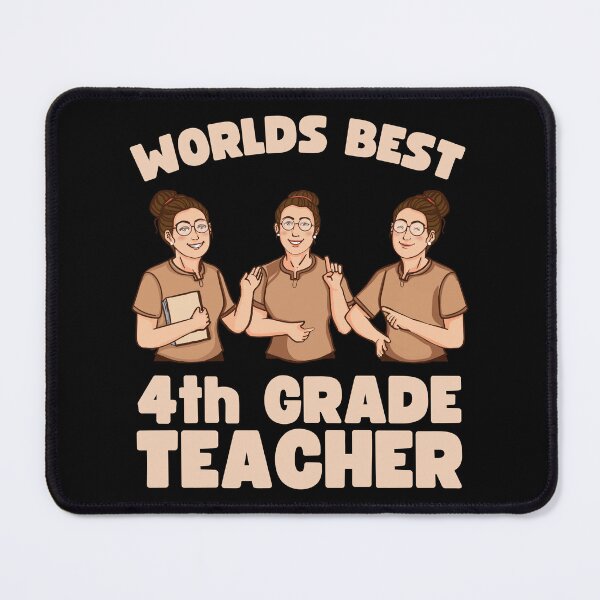 Item preview, Worlds Best 4th Grade Teacher Female designed and sold by to-esu.