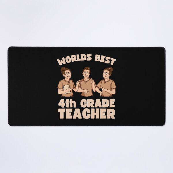 Item preview, Worlds Best 4th Grade Teacher Female designed and sold by to-esu.