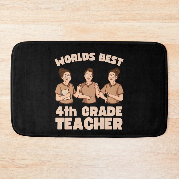 Item preview, Worlds Best 4th Grade Teacher Female designed and sold by to-esu.