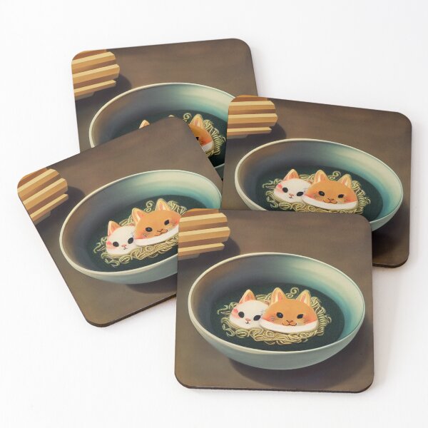 Item preview, Kawaii Ramen Cat 可愛いラーメン猫 designed and sold by Yenbox.