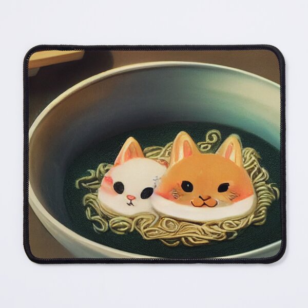 Item preview, Kawaii Ramen Cat 可愛いラーメン猫 designed and sold by Yenbox.