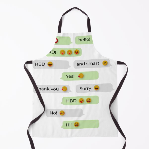 Item preview, messages with emojis reactions designed and sold by chadamax.