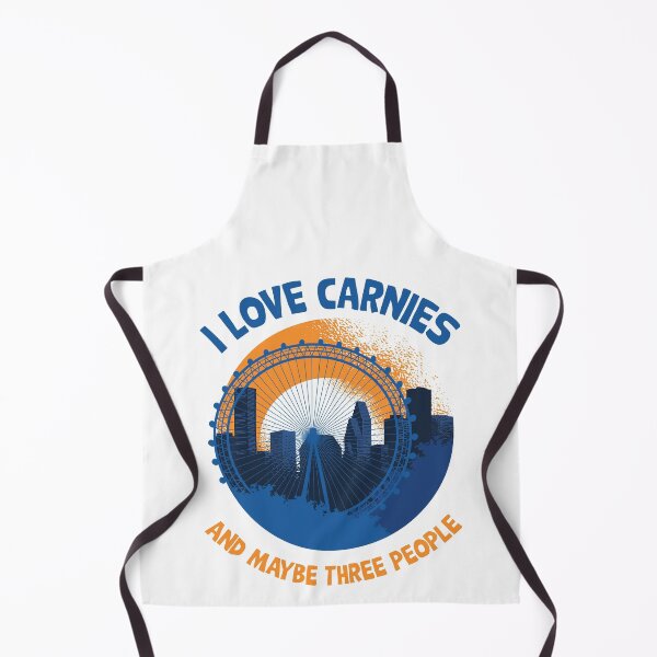 Item preview, I love carnies and maybe three people designed and sold by Curious-Arts.